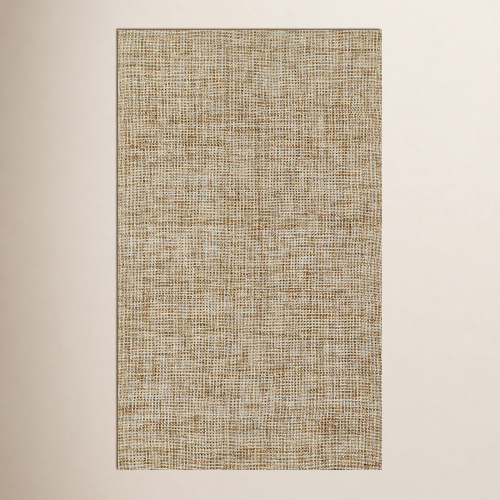 Aldred Natural Hand-Woven Abstract Wool Rug, Rectangle 2' x 3'