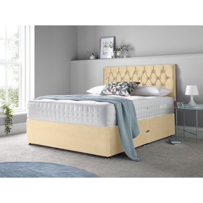 Matherville Upholstered Divan Bed with Mattress