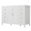 Meuble-lavabo 48 po avec lavabo, 2 portes et 8 tiroirs, système de fermeture en douceur, conception classique-435630834