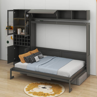 Murphy Bed With Sofa,USB & Light