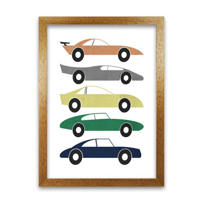 Muted Colours Car - Print