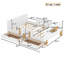 Lit plateforme double avec tiroirs de rangement-811737380-811737381