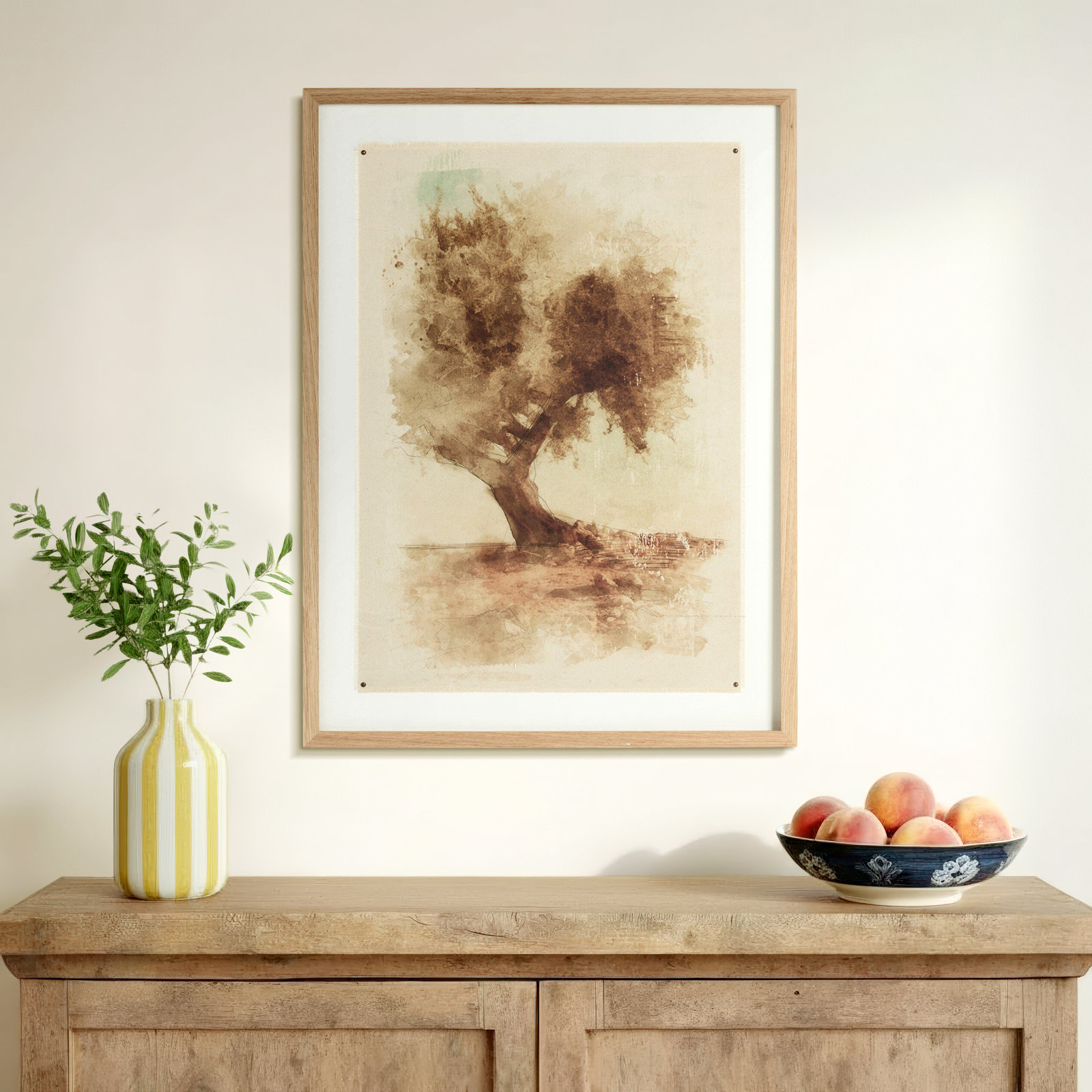 "Undone Cypress" by Coup D'Esprit, 32'' H x 24'' W x 1.5" D