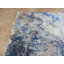 Tapis de zone rectangulaire bleu/ivoire 7 pi 11 po x 10 pi one-of-kind à la main noué la Farrelly