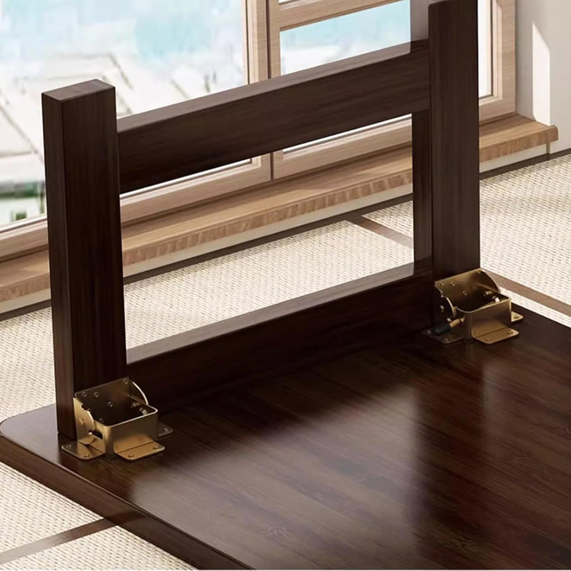 Table basse japonaise à plancher bas Tables pliantes en bois