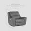 Fauteuil inclinable électrique en cuir véritable avec appui-tête réglable à zéro gravité et port USB intégré-1810746001