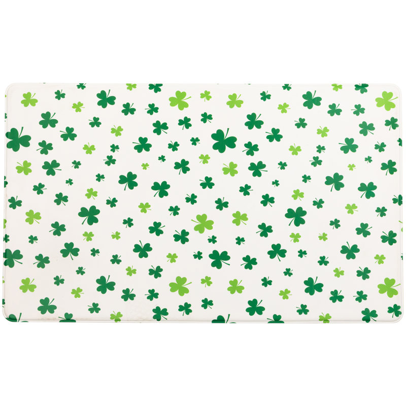 Tapis de cuisine 29,5 po Shamrocks St. Patrick's Day