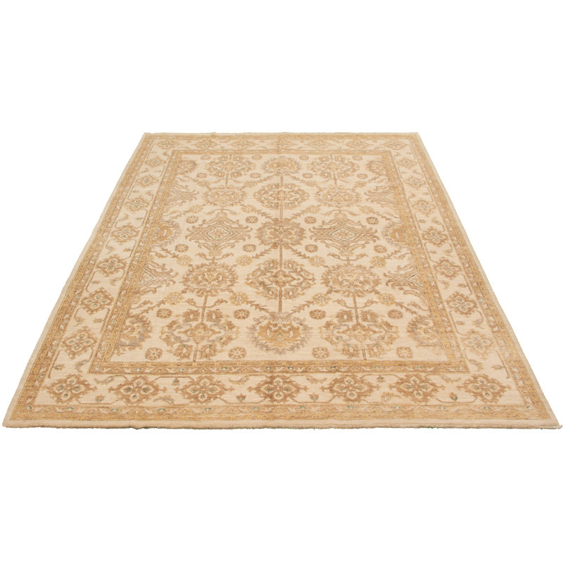 Hales One-of-a-Kind 8' X 10'2" 2010s Wool Area Rug in Beige
