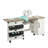 40.08'' x 19.45'' Sewing Table with Wheels