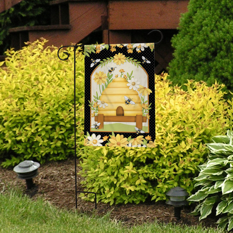 Drapeau de jardin Home Sweet Hive