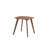 Danni-Lee 20" High Scandinavian End Table in Brown with a Curved Top