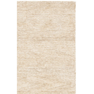 Tapis en coton touffeté à la main ébène ivoire / doré