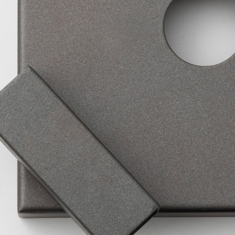 Kilmarnock 5 - Light Raw Steel Square/Rectangle Pendant, Steel