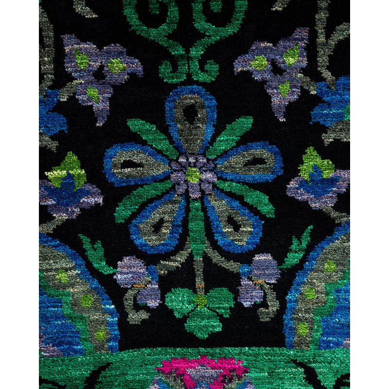 Suzani One-of-a-Kind 8' 1" X 10' 0" Hand Knotted Area Rug