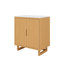 Ensemble de meuble-lavabo contemporain de 30 pouces avec lavabo et armoire de rangement-1077889101
