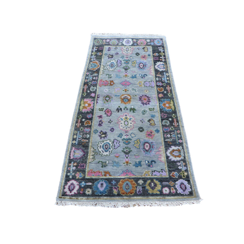 Hehre One-of-a-Kind 2'11" X 6' Wool Area Rug in Gray