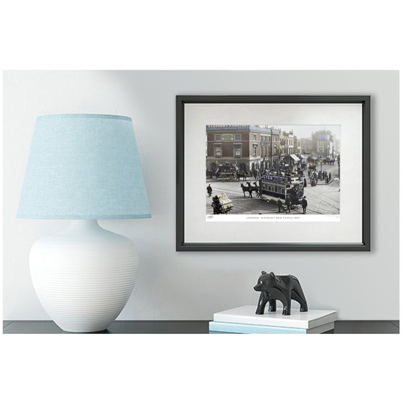 London, Elephant And Castle 1885 by Francis Frith - Single Picture Frame Print, 60cm H x 80cm W x 2.3cm D
