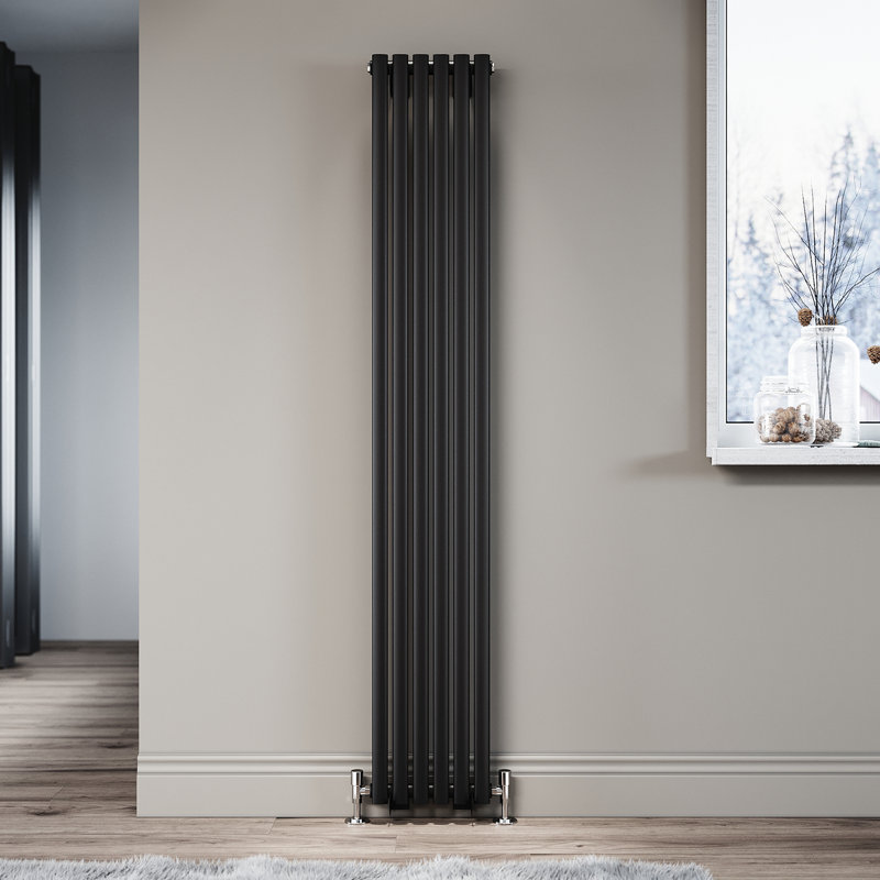 Blau Horizontal Designer Radiator, 180cm H x 35.9cm W x 9cm D