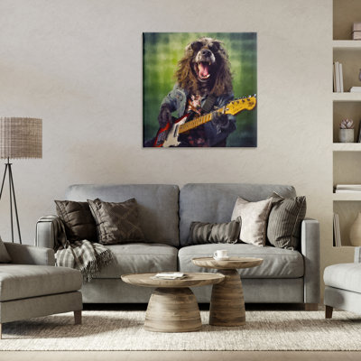 Musician Mutt Halen Canvas, design by Sean Parnell