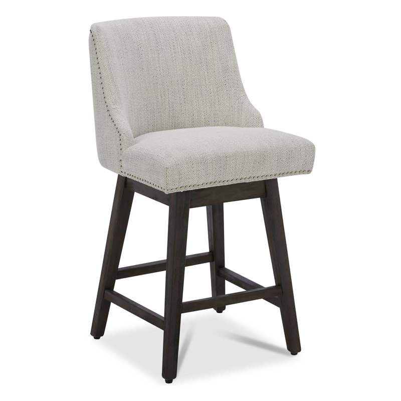 Tabouret de comptoir pivotant 26 po Shurma, Ivoire