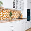 Self Adhesive Vinyl Splashback Wall Panel Sticker Tile Peel Stick 100x50 cm Cartoon croissant