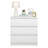 White 3-Drawer Nightstand – Small-Space Bedside Table, Anti-Tip Kit-595376959