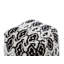 Quin 45cm Wide Square Ikat Pouf Ottoman