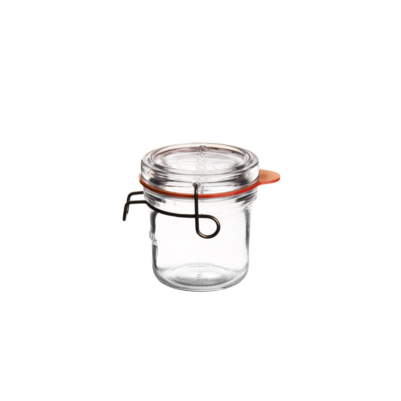 Lock-Eat Food Jar (Set of 6), 3.8" H x 3.4" W x 3.4" D