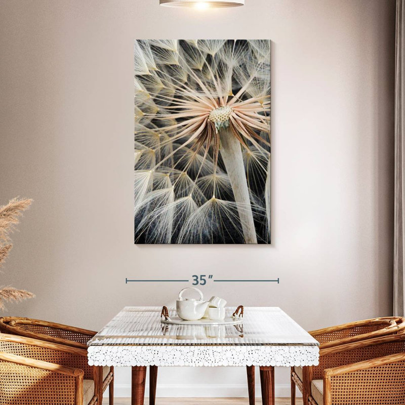 Harnek Dandelion Seed Head, 48" H x 32" W