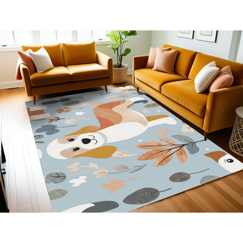Tapis pour enfants East Urban Home, Rectangle 3 pi x 5 pi