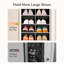 Over-the-Door Shoe Rack for Wardrobes, Holds 24-32 Pairs of Shoes, with Large Deep Pockets and Narrow Shelves