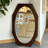 Octagon Solid wood Wall Mirror