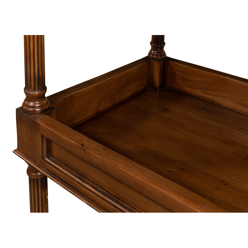 Capital Serving Cart Fruitwood Finish