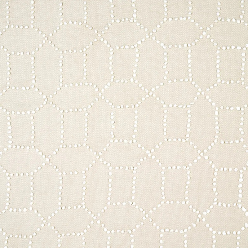 Vento Embroidery Fabric, Taupe/Tan