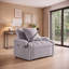 Canapé-lit 3 en 1, fauteuil inclinable à dossier réglable avec porte-téléphone, ports USB Type-C et poches latérales pour les petits espaces-1855043975