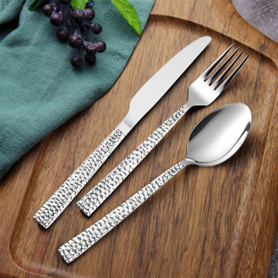 Orren Ellis Simson Stainless Steel Flatware Set - Service for 12