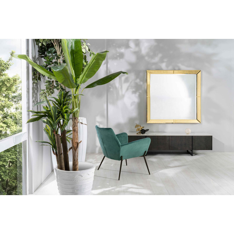 Agamveer Solid Wood Square Mirror