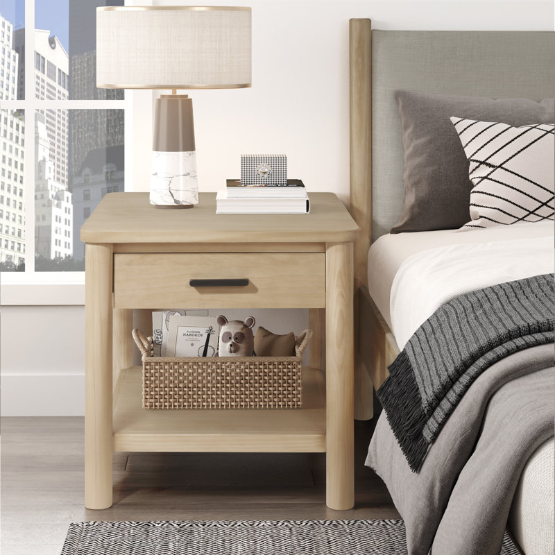 Shinji 24'' W Nightstand, Beige