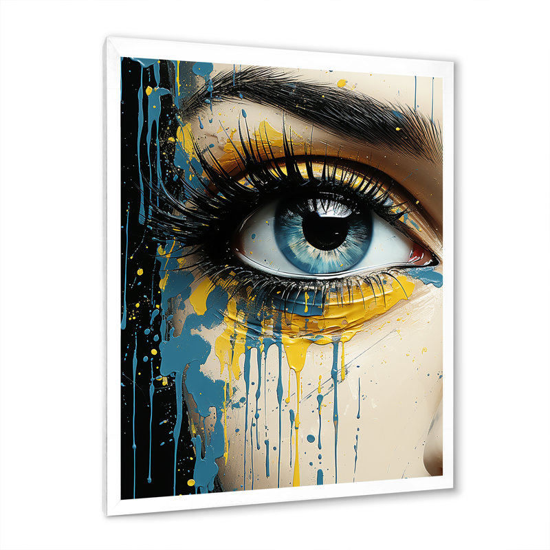 Byzantine Beauty - Classics, art mural, Cadre photo blanc, H 40 po x l 30 po x P 1,5 po