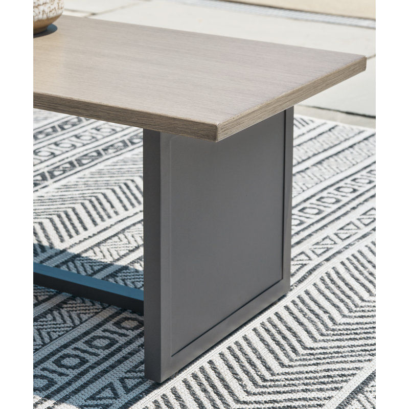 Canapé modulaire d'extérieur en acier 152 po