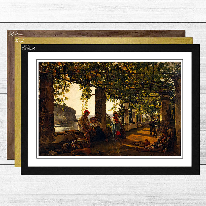 Sylvester Shchedrin - Single Picture Frame Painting, Oak
