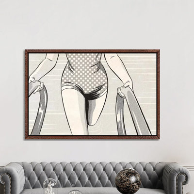 Noir Swim by Joseph McDermott - Print on Canvas