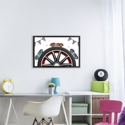 Cadre de course autour d'une roue, design par Christine Simpson Art