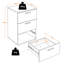 40cm W Bedside Table