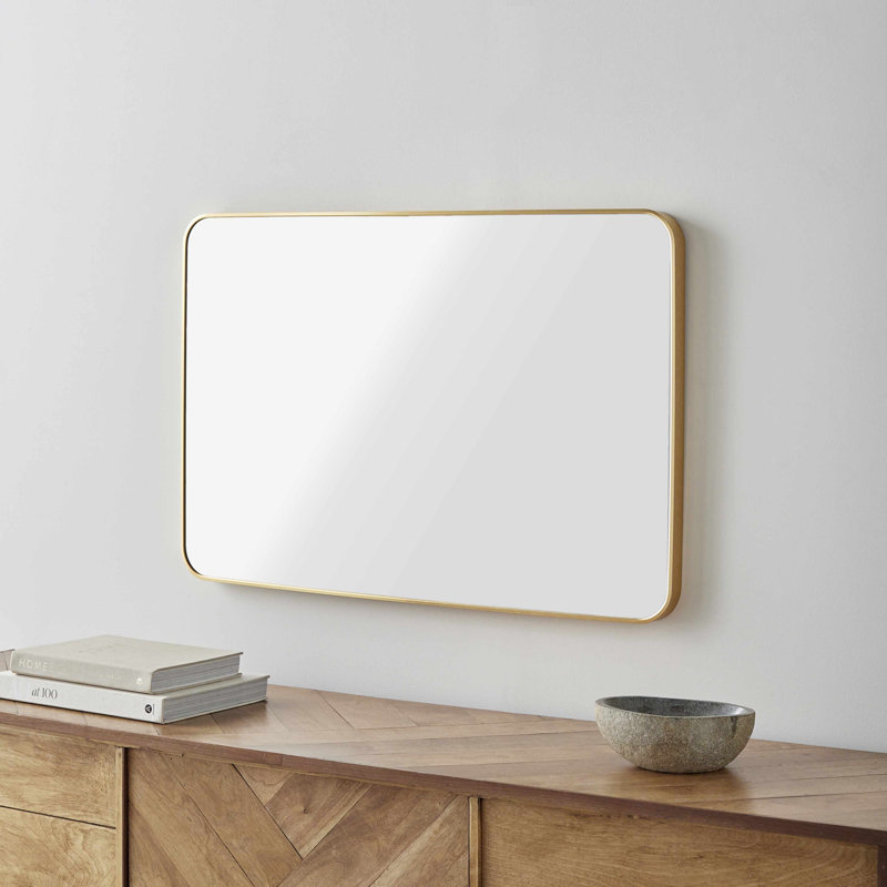 Miroir pleine longueur Destefano Essence, 35,43 po x 23,62 po, Or