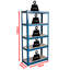 Vida Metal Height -Adjustable Shelving Unit-19298067-19298069