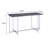 Sofa Table, Engineered Stone Top & Chrome