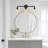 Jareal 3-Light Industrial Vanity Light