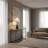 Kelly Wearstler Nebeker 1 Light Bedroom Home Office Living Room Lamp In Pearl Finish With White Linen Shade-360874548