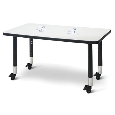 Berries® Whiteboard Adjustable Height Rectangular Activity Table -  Jonti-Craft, 6478JCM420
